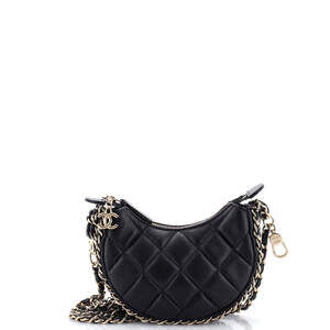 Chanel Chain Around Hook Hobo Quilted #253051C34B